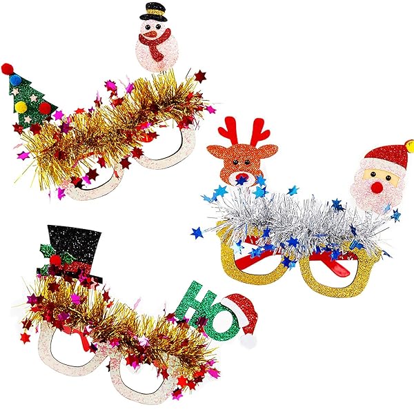 クリスマス メガネ めがね 可愛い プレゼント パーティー用品 大人 子供 オーナメント (クリスマスツリ..