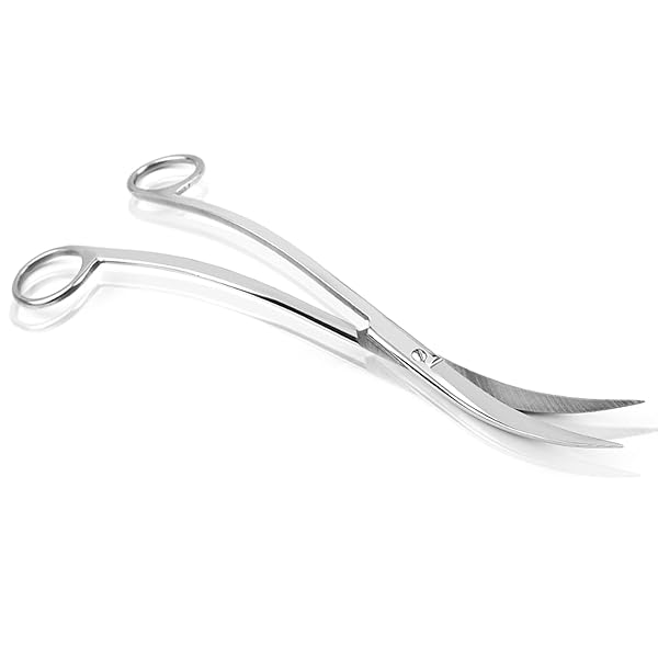 水草 トリミング S字 ハサミ ステンレス製 ロング サイズ 水槽掃除 ツール アクアリウム 熱帯魚 水槽 ..