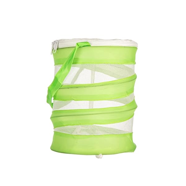 昆虫ケージ 昆虫ケース 折り畳み虫かご 飼育ケース 収納用ボタン ポップアップハウジング 通気性 ネッ..