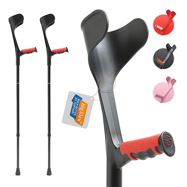 ビグアレクス（）クラッチ杖 松葉杖 まつばづえ ロフストランドクラッチ 折りたたみ 折り畳み 伸縮式 ..