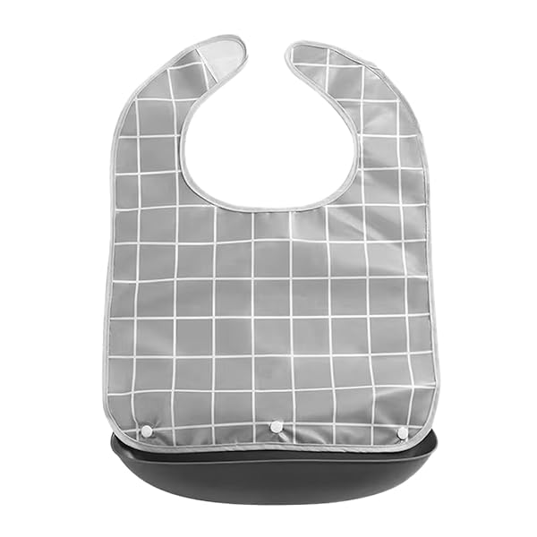 介護用エプロン 食事用エプロン 大人 エプロン 介護 介護用品 よだれかけ 大人用 介護用品 エプロン 食事 大人 介護エプロン 食事エプロン 大人 防水 立体ポケット 高齢者 防水エプロン 汚れ防止 丸洗い可能 繰り返し使用 (グレー)