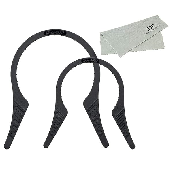 2枚入 フィルターレンチ フィルタールーズ 37-52mm 55-72mm スレッド CPL UV ND フィルター 適用 レン..