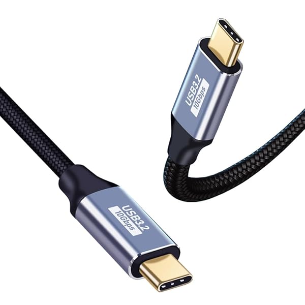 USB-C & USB-C ケーブル 2M Type-c ケーブル USB3.2 Gen2(10Gbps) PD対応 100W/5A急速充電 4K/60Hz映像出力 超高耐久ナイロン Mac Book Pro/Air、iPad Pro、iphone1