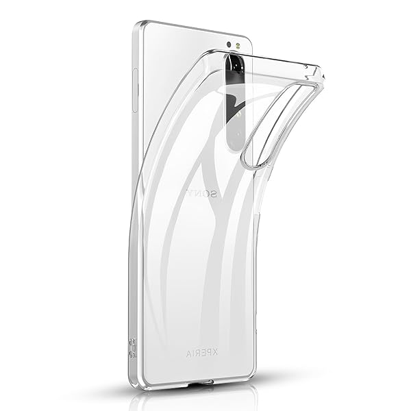 Xperia1 IV 用のケース SO-51C SOG06 対応 クリアシリコンケース 薄型 柔らかい手触 落下防止 TPU材质 衝撃吸収 黄変しにくい クリア ワイヤレス充電 ストラップホール付き