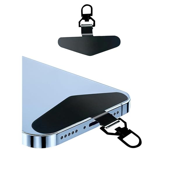 携帯ストラップホルダー スマホストラップホルダー 極薄0.3mm スマホ ストラップホルダー 金属製タグパ..