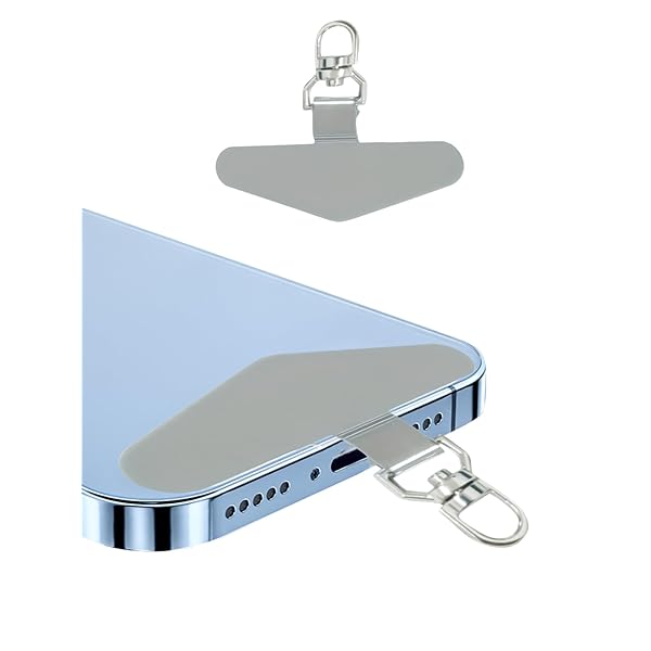 携帯ストラップホルダー スマホストラップホルダー 極薄0.3mm スマホ ストラップホルダー 金属製タグパ..