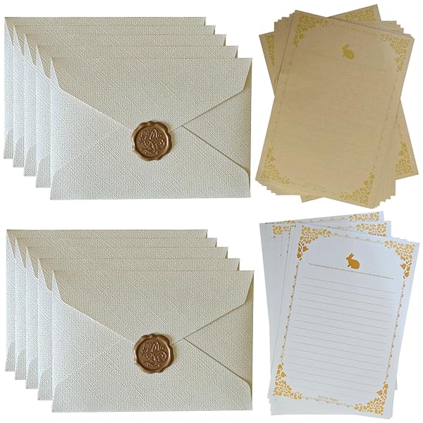 レターセット おしゃれ 手紙セット 封筒10枚 封蝋10枚 便箋2種各10枚入 ラブレター プロポーズ 手紙 誕生日 彼女 母の日 メッセージカード 記念日 プ...