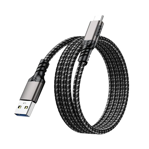 USB Type C ケーブル 3m USB-A to USB-C 10Gbps高速データ転送 ナイロン編み USB3.1 Gen2 ケーブル 60W（3A/20V）急速充電 タイプc 充電ケーブル Sony Xperia/Samsung/Asus