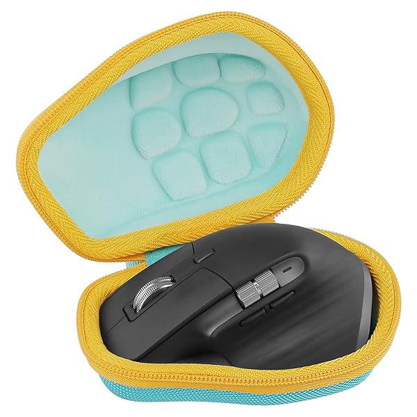 ロジクール Logicool MX MASTER 4/MX MASTER3s MX2300/MX MASTER 3 MX2200/MX MASTER 2S MX2100CR アドバンスド ワイヤレス マウス専用収納ケース（ケースのみ），グリーン-
