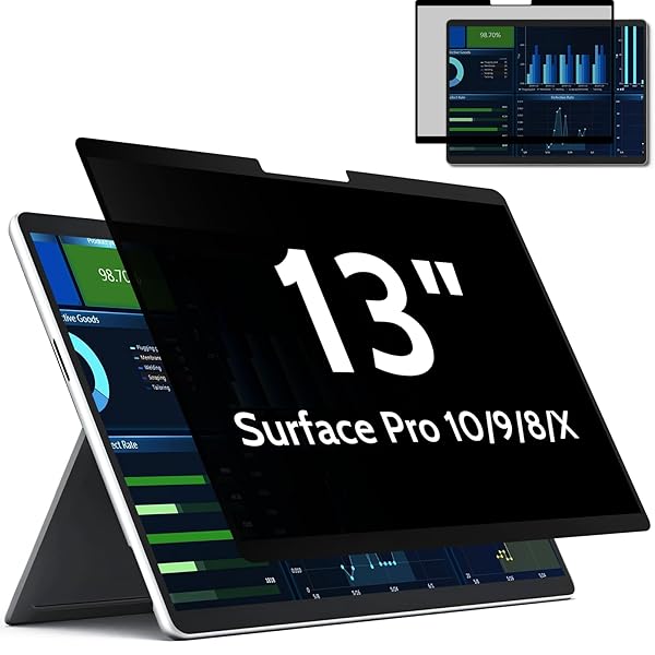 Surface Pro 10/9/8/X �� 13����� �������ɻߥե��륿�� �Υ�������� ���弰 �ݸ�ե���� Ǵ�奿���� �ץ饤�Х����ե��륿�� ���å�...