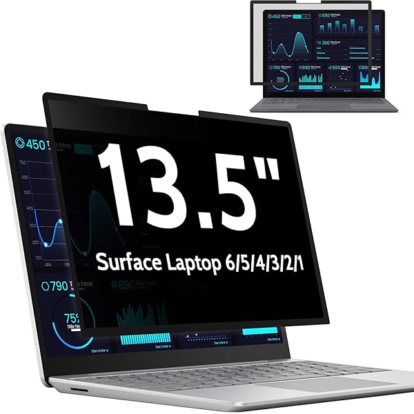 Surface Laptop 6/5/4/3/2/1 �� 13.5����� �������ɻߥե��륿�� �Υ�������� ���弰 �ݸ�ե���� Ǵ�奿���� �ץ饤�Х�����...