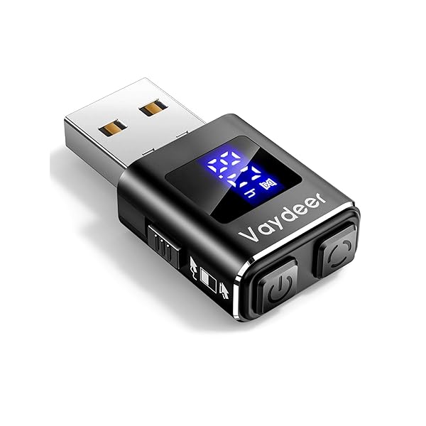 メタルミニマウスジグラー T5s マウスマーバー Mouse Jiggler タイマー付き、LEDカウントダウン、検出不可、3ボタンコントロール、オフィス、リモートワーク、オンラインミーティング用、生産性向上（ブラック）