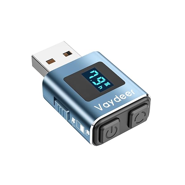 メタルミニマウスジグラー T5s マウスマーバー Mouse Jiggler タイマー付き、LEDカウントダウン、検出..