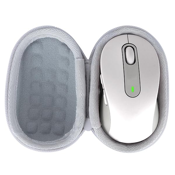 収納ケースと互換性のあるLogicoolロジクールSignature M650 MOW/M550 ワイヤレスマウス 静音 (ホワイト)