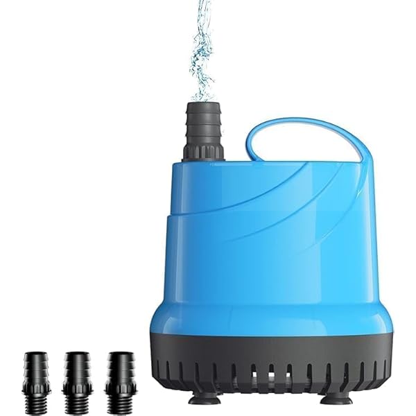 水中ポンプ 100v 底部入水式 循環ポンプ 最大吐出量5000L/h 揚程5m 125W 省エネ 低騒音 水槽ウォーター..