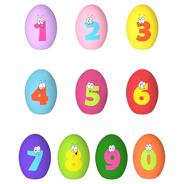 犬 おもちゃ 音が鳴る 噛むおもちゃ 卵 【10点セット・数字パターン】 可愛い柄 ストレス解消 運動不足..