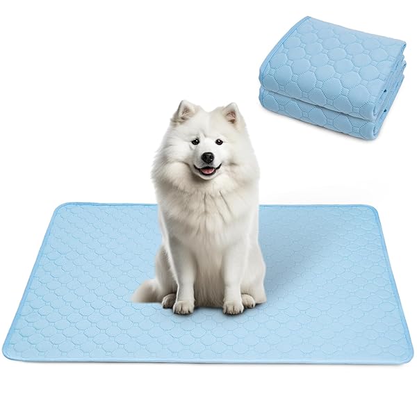 洗えるペットシーツ 犬 猫 ペット用 おしっこマット 下敷き ペットマット 滑り止め 防水 速乾 子犬/シニア犬の介護シーツ 多頭飼い 繰り返し使用可能 環境に...