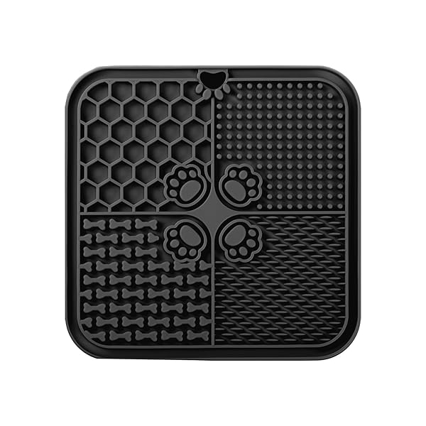 犬&猫用 舐めるマット スローフィーダー リックパット 犬のエンリッチメントトイ 給餌マット 不安解消 ..