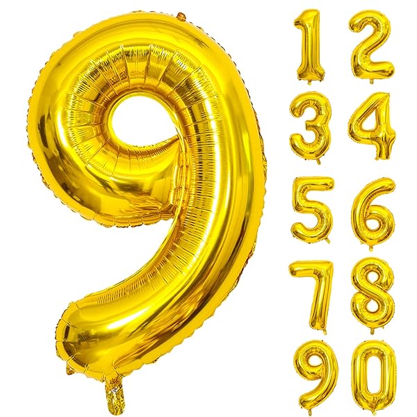 バルーン アルミ風船 ゴールド 数字9 ナンバー 40インチ 大きい 誕生日 ハッピーバースデー 飾り付け ウェディング 記念日 パーティー 約90cm (数字9)ブランド色ゴールドモデルL-031商品説明【商品概要】【ナンバー“9”】約90cmのBigな数字バルーンです！写真映えするので、大事な日の記念にピッタリです。0～9のお好きな数字をお選びください。【特大サイズ】インパクトが大きい90cm！どんな場所でも映える数字バルーンはお誕生日や年齢をより特別なものにしてくれます。【再利用可能】丈夫で破けにくいアルミフィルム素材を使用しております。使用後はストローなどで空気を抜くことで繰り返しお使いいただけます。【華やかに演出】1年に1度の特別なお誕生日に、ナンバーバルーンと一緒に写真を撮ってもきっと素敵な思い出になります。ウェディング、新年会、忘年会の会場でもよく使われています。【風船屋】空気の入ってない状態でいたします。商品改良のためメーカーの都合により、外観が予告なしに若干変更される場合があります。そして、品質が付きますので、万が一不良品が入って場合はぜひ「注文履歴」→「出品者に連絡する」から弊店と連絡してください。再または返金等誠心誠意に対応させていただきます。受付は日本語、英語が話せるスタッフが対応しています。【商品説明】【商品詳細】商品種別：風船・バルーン商品名：バルーン アルミ風船 ゴールド 数字9 ナンバー 40インチ 大きい 誕生日 ハッピーバースデー 飾り付け ウェディング 記念日 パーティー 約90cm (数字9)製造元：商品番号：L-031商品内容：数字9色：ゴールド【当店からの連絡】