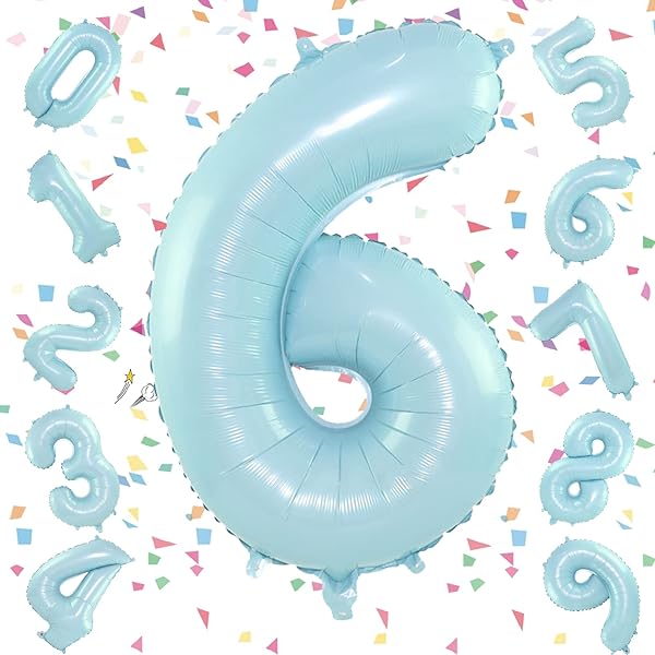 数字 バルーン ライトブルー 大きい 誕生日 ナンバー 6 アルミ風船 32インチ ハッピーバースデー パーティー 成人式 入学 卒業式 記念日 お祝い 飾り付けブランド色ライトブルーモデル商品説明【商品概要】【華やかに演出】年に1度の特別なお誕生日に、ナンバーバルーンと一緒に写真を撮ってもきっと素敵な思い出になります。ライトブルーの数字風船は、卒業パーティーの飾り付け、プロポーズ、結婚式、サプライズなどのシーンだけでなく、パーティー、結婚式、イベント、パーティー会場、2023新年会、忘年会、店舗のお祝いなどのシーンにも適しています。【セット内容】1個×数字6ライトブルーバルーン。数字 バルーンはアルミフィルム製で弾力性がありません。風船に空気を入れる際は、破れないように少しずつ空気を入れてください、アルミ風船は空気を入れすぎると破裂してしまうこともありますのでご注意ください。80％まで膨らませることをお勧めします。【サイズ】インパクトが大きい32インチ！どんな場所でも映える数字バルーンはお誕生日や年齢をより特別なものにしてくれます。【使用法】底部と上部に穴があり、紐で吊るし、弦を天井から吊るしたり、壁に取り付けたりします。【品質】しっかりと検品しておりますが、一つづつ膨らませて後で検品することができないため、万が一商品が不具合でございましたら、いつでもお気軽く「注文履歴」→「出品者に連絡する」から弊店と連絡してください。【商品説明】【商品詳細】商品種別：風船・バルーン商品名：数字 バルーン ライトブルー 大きい 誕生日 ナンバー 6 アルミ風船 32インチ ハッピーバースデー パーティー 成人式 入学 卒業式 記念日 お祝い 飾り付け商品番号：QQ-F商品内容：6色：ライトブルー【当店からの連絡】