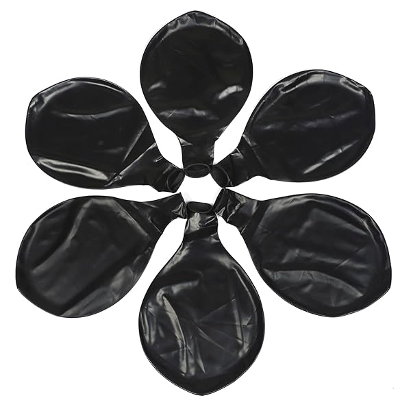 風船 大きい 巨大風船 90cm ビッグバルーン 風船バレー用 バルーン 36インチ 6個 巨大バルーン ラテックス風船 クリスマス ハロウィン 結婚式 運動会 誕生日 パーティー飾り (黒)