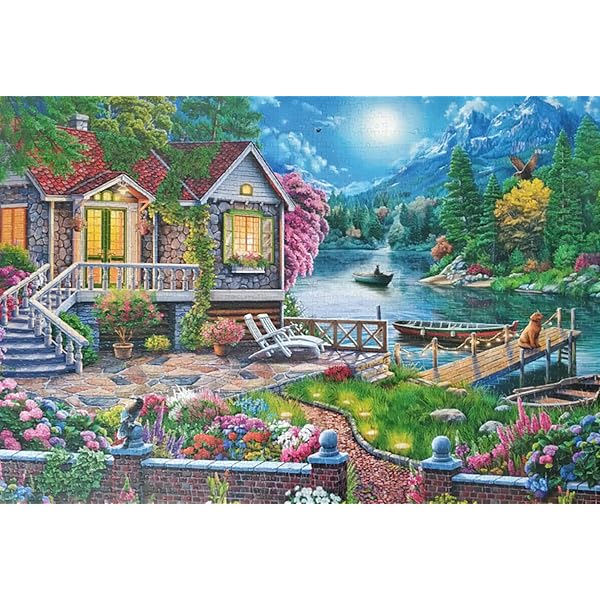 ダイヤモンドアート セット 風景 40X30cm モザイクアート 全面貼り付け ダイヤモンド塗装 ダイアモンドビーズ 人気 ビーズアート ビーズ絵画 かわいい ...