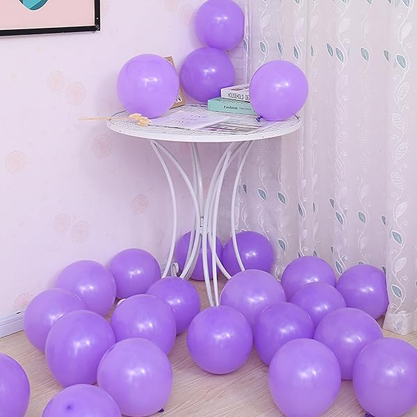 風船 バルーン パープル 10インチ 100個入り ゴム 極厚 丸風船 ラテックスバルーン 飾り 誕生日 結婚式 店舗開店祝い装飾 パーティー 運動会 文化祭 バルーンアート ミックス
