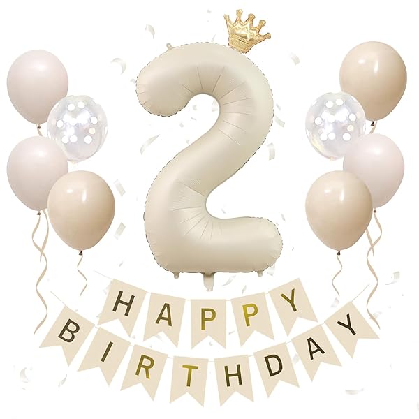 2歳 誕生日 飾り付け 風船 くすみカラー 大きい 数字 バルーン 90cm 二歳 誕生日 飾り バスデー 男の子 女の子 ナンバーバルーン 2ブランド色くすみホワイトモデル商品説明【商品概要】【立体感のある大きい数字2バルーン】90センチの大きいナンバーバルーンは存在感があるので、小さいお子様の誕生日にぴったり！お子様が大きなバルーンと一緒に撮影される方も多く、誕生日記念写真映えするアイテムとして人気です。【くすみカラー風船セット】(1)ナンバーバルーンx1(高さ90cm) (2)ミニ王冠バルーンx1(3)HAPPY BIRTHDAY ガーランドx1「クラフト紙製」 (4)グレージュ風船x4（3+予備1）(5)ベージュ風船x4（3+予備1）(6)クリアドット風船x3（2+予備1）(7)リボンx1「おまけ」(8)ドットシール「おまけ」※ペタンコの状態でお届けです。【高品質素材】非毒性で環境にやさしい素材で作られ、お子様でも安心してお使い頂けます。頑丈で割れにくい素材なので、破れにくく、一回使用された後、空気を抜いてきちんと収納できます。【簡単に飾り付け】手に持っての「記念撮影」にも、 壁に貼る飾りつけにも、思い切って屋外撮影にも使っていただけます。シンプルな誕生日飾り付けセットでどんな装飾とも相性あって、男の子も女の子もお使いいただけます。※【メーカー】製品が使用中に不具合が生じた場合、不明の点があったらご遠慮なく、ぜひ「注文履歴」→「出品者に連絡する」から弊社と連絡してください。何卒よろしくお願いいたします。【商品説明】 2歳 誕生日 飾り付け 風船 くすみカラー 大きい 数字 バルーン 90cm 二歳 誕生日 飾り ファーストバースデー 男の子 女の子 ナンバーバルーン 2【商品詳細】商品種別：風船・バルーン商品名：2歳 誕生日 飾り付け 風船 くすみカラー 大きい 数字 バルーン 90cm 二歳 誕生日 飾り バスデー 男の子 女の子 ナンバーバルーン 2製造元：商品番号：HGNY2商品内容：2色：くすみホワイト【当店からの連絡】