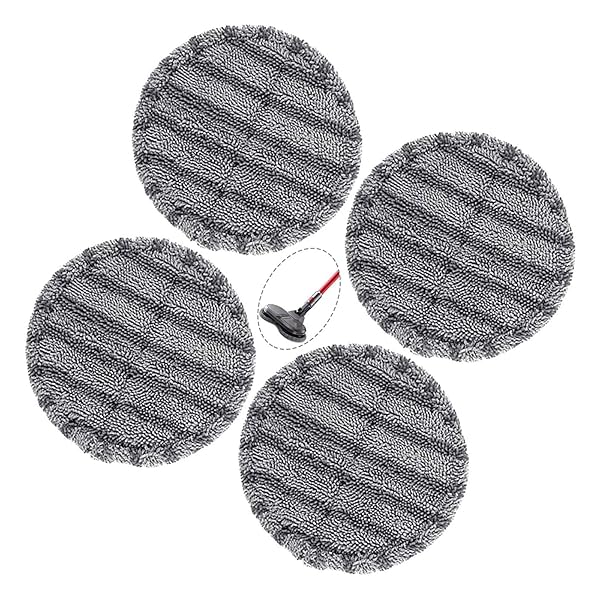 汎用 回転モップ 替えパッド 電動モップ替えパッド 回転モップクリーナー パッド 電動回転モップ モップ 拭き掃除水拭き 強吸水率 窓拭き 4枚入