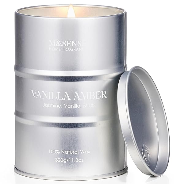 アロマキャンドル 人気 大型 320g 70時間 バニラ・アンバーの香り おしゃれ ソイキャンドル 癒しグッズ ギフト 女性向け プレゼント