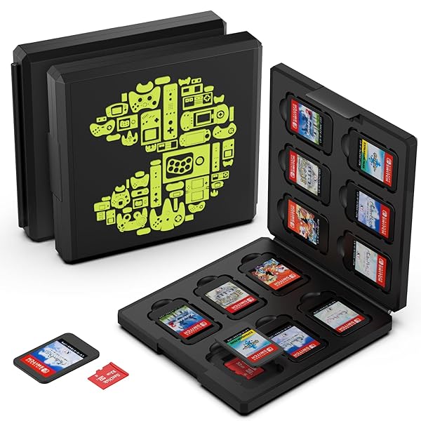 12枚 ゲームカード 収納ボックス スイッチ 対応 ソフトケース 12枚Micro SD メモリーカード 収納可 Switch/Switch Lite/Switch OLED モデル対応 コンパクト 薄型 軽量 防塵 持ち運 傷つき防止