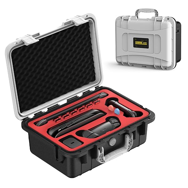 Switch 2 収納ケース 防水 スイッチ2 キャリーケース 防塵 防汚 耐衝撃 全面保護 大容量 Switch 2 本体/Joy-Con/Proコントローラー/電源アダプタ/12枚ゲームカード全部収納可能 (ブラック＆ホワイト)