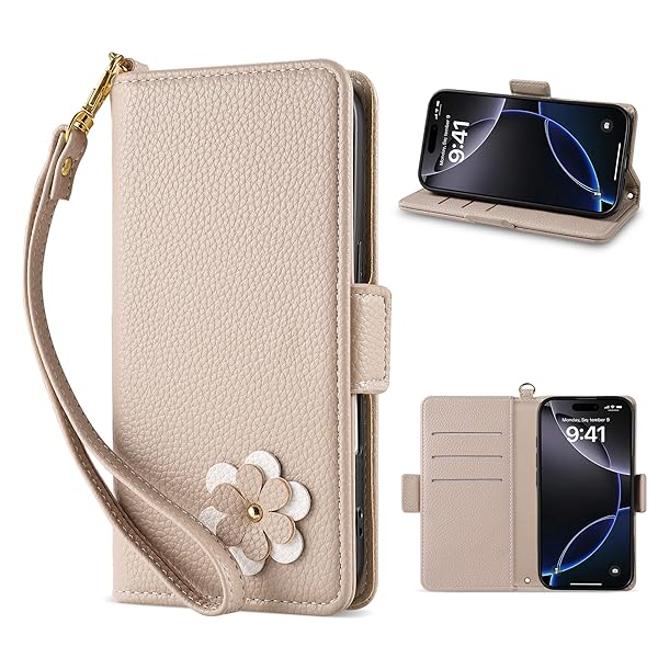 乐天商城 - 対応 Sony Xperia 10 IV SO-52C/SOG07 ケース 手帳型 PUレザー 可愛い3Dフラワークラフト 手触りも色合