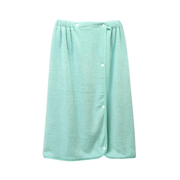 グリーン ラップタオル 子供用 65cm ふわふわ 吸水 プールタオル