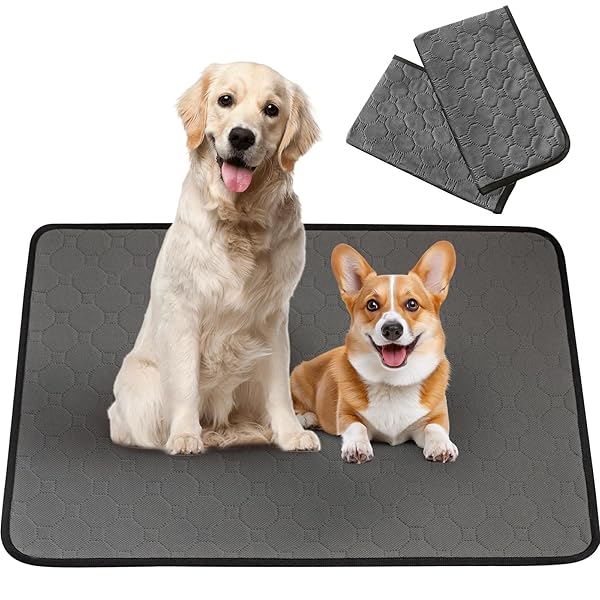 洗える ペットシーツ 猫 犬用 2枚セット(100×70cm) 滑り止め 防水 ペットマット 超吸収 消臭 お