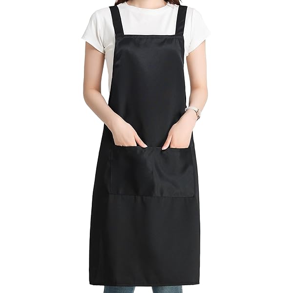 乐天商城 - エプロン H型 首掛け シンプル 女性用 男性用 メンズ レデイース カフェエプロン 無地 おしゃ