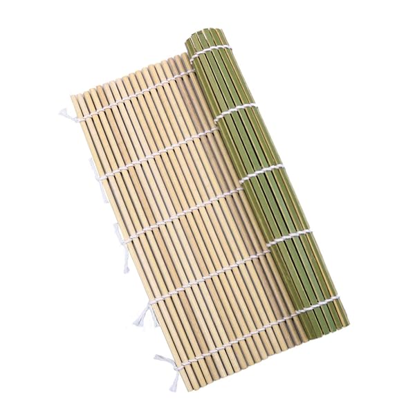 竹製 すし 巻きす 24x24cm 抗菌 寿司巻 恵方巻 恵方巻き 太口 節分 竹巻す グリーン 巻きすだれ
