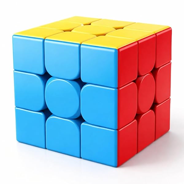 マジックキューブ ​ステッカーレス 3x3 魔方 ​ 立体パズル 知育玩具 Magic Cube 子供ギフト ク