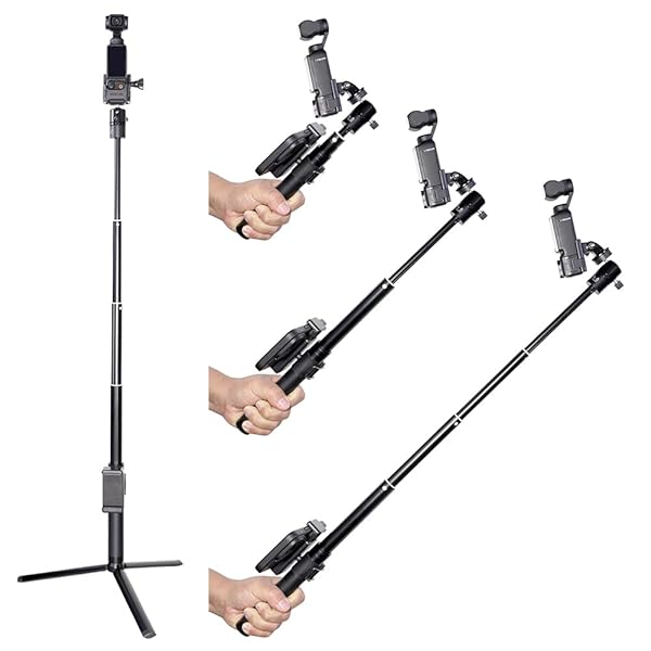 乐天商城 - DJI Osmo Pocket 3 用 自撮り棒三脚延長棒は90 CMアルミニウム合金延長棒+アルミニウム合金三脚に