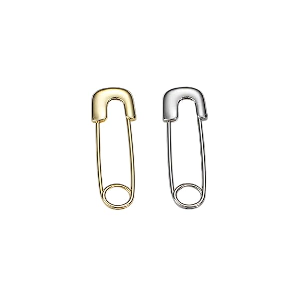 Safety Pins - 安全ピン おしゃれ ピン 28mm/35mm ブローチピン 金具 ロックピン ウエスト 調整 ピン キルトピ