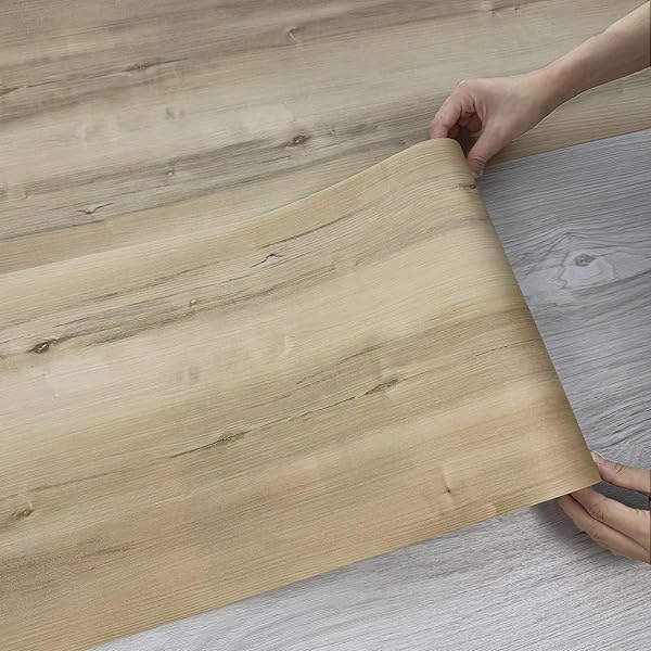 乐天商城 - フロアタイル【超広幅305cm】木目 キズ残らず 工数削減設計 置くだ 貼るだけ クッション フロ