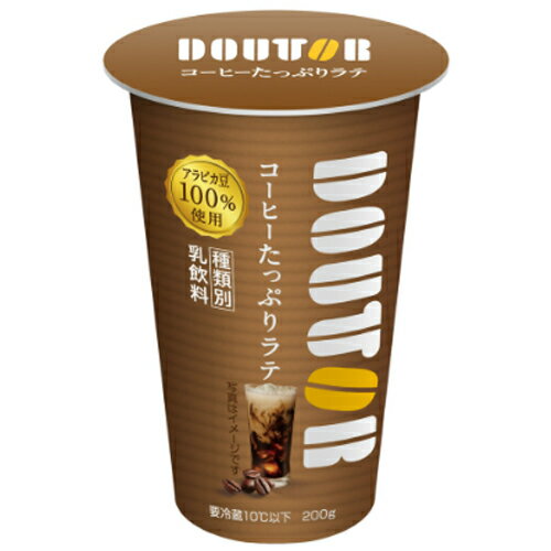 共同乳業 ドトール コーヒーたっぷりラテ 200g ×24個