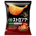 湖池屋 ストロングポテトチップス デラックスピザ 53g×12個×2セット 駄菓子/スナック菓子/スナック駄菓子/おやつ/ポテトチップス/じゃがいも