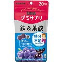 UHA味覚糖 UHAグミサプリ 鉄&葉酸 20日分 (送料無料)(ポストB)
