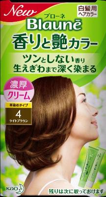 花王 ブローネ 香りと艶カラークリーム 4 1組×24個 【送料無料】