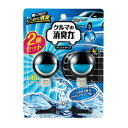 【全商品ポイント10倍 5/9(金)20:00〜5/10(土)23:59】クルマの消臭力 アクアブルー 2P×22個