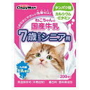 ドギーマン ねこちゃんの国産牛乳 7歳からのシニア用(200ml)×24個