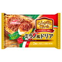 (商品説明) オーブンで焼き上げたチーズが香ばしいミラノ風ドリア。ターメリックライス使用。 (栄養成分） 1個(200g)あたり エネルギー270kcal・たんぱく質6.2g・脂質12.4g・炭水化物33.4g・ナトリウム870mg・食塩相当量2.2g カリウム:260mg、リン:120mg (アレルギー) 小麦、卵、乳成分、牛肉、大豆、鶏肉、豚肉