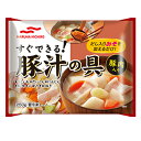 マルハニチロ　すぐできる！豚汁の具（250g）×20個（冷凍食品） / 5種類の野菜と豚肉入り / 出汁入りみそを加えるだけ