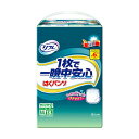 1枚はくだけで夜も安心の吸収力！ おしっこ6回分吸収（1回の排尿量150ml※当社測定方法） ・介助があれば立てる・座れる方に ■商品名 　 はくパンツ 1枚で一晩中安心 MLサイズ ■ウエストサイズ 　 70cm〜95cm ■袋入数 　 18枚 ■ケース入数 　 6袋 ■袋サイズ 　 360mm×270mm×205mm　（1,440g） ■ケースサイズ 　 382mm×810mm×425mm　（10.5kg）